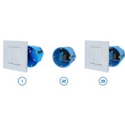 Switch 1 canale * 2,3 kW con misuratore energetico