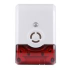 Sirena da interno a tensione continua con batteria di emergenza